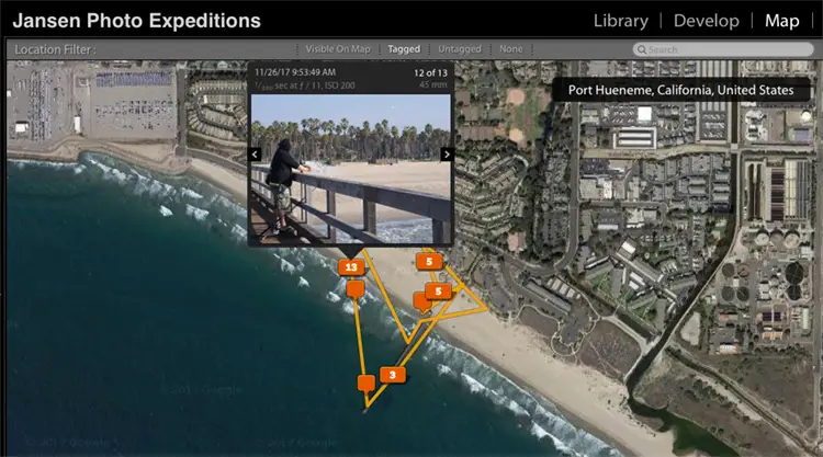 Cómo utilizar el módulo Maps de Lightroom y la aplicación Geotag Photos Pro