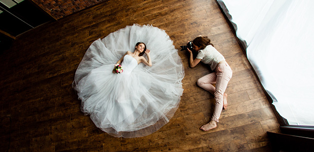 Fotógrafo de bodas móvil