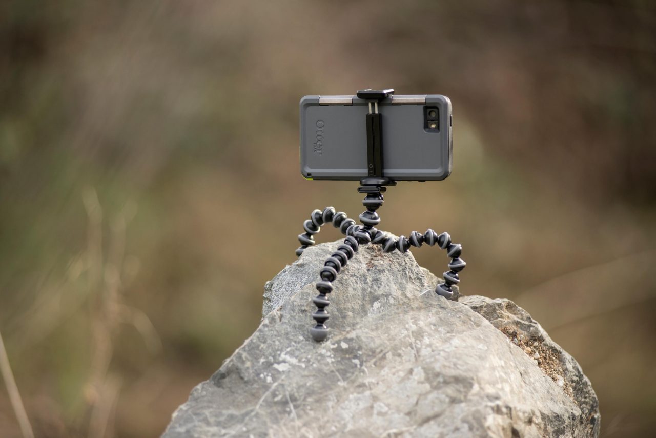 trípode de cámara de teléfono inteligente de viaje