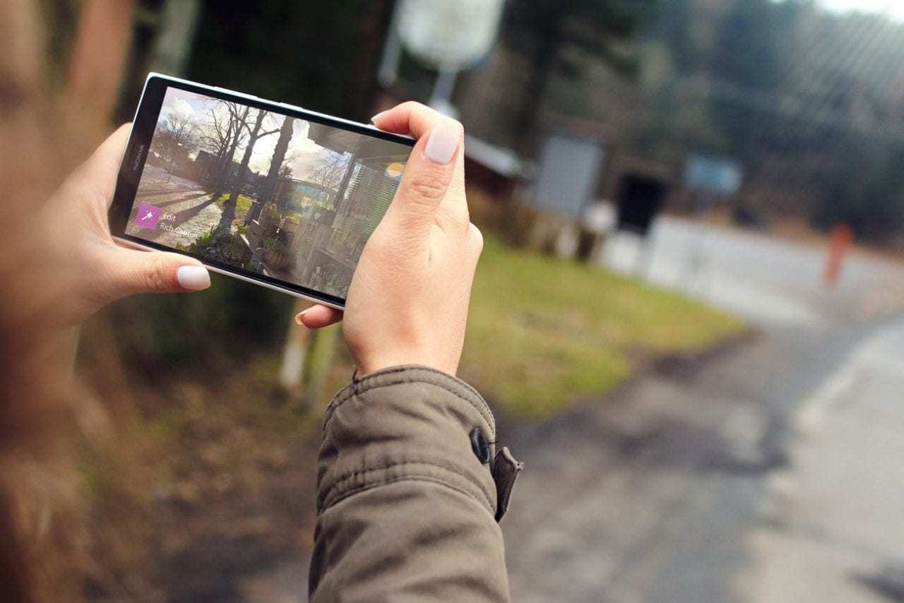 Stock Photography on a smartphone