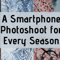 seasonal smartphone photoshoots