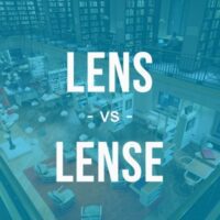Lens or Lense